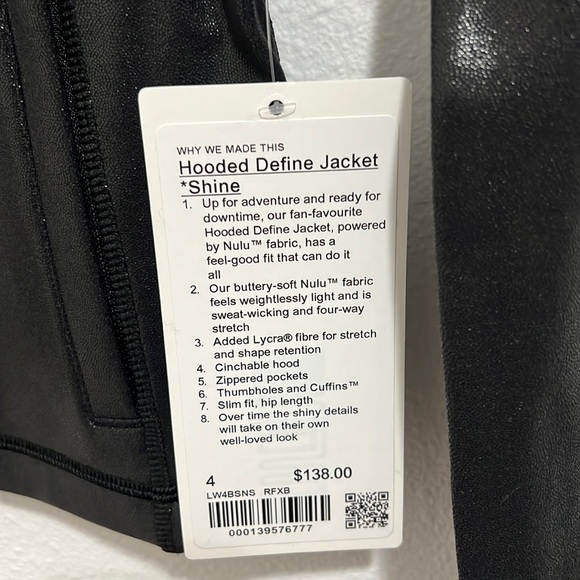 Lululemon Define Jacket Shine - Picture 2 of 5